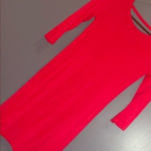 Red open-back TOBI dress!!!